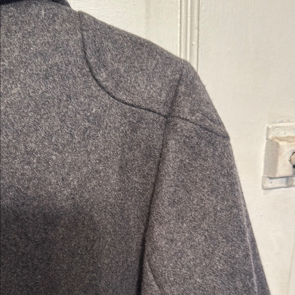 Tallissime Charcoal Military Inspired Wool Coat Size 18W - Picture 5 of 12